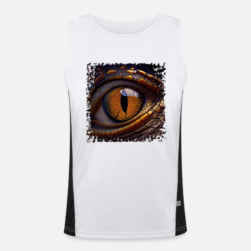 Iris photography is macro photography Men's Functional Contrast Tank Top 
