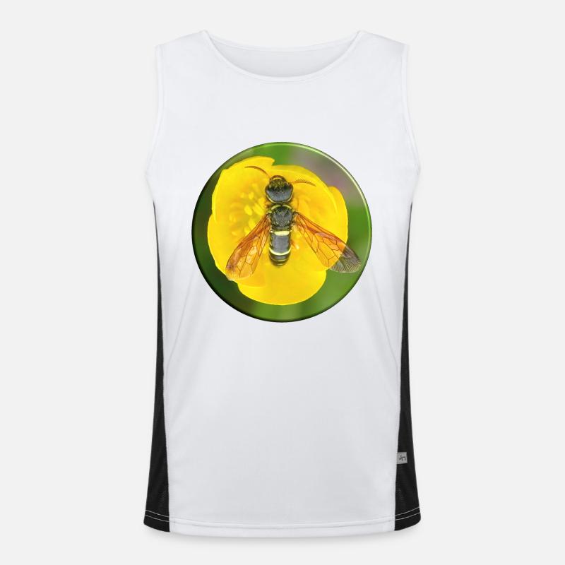 Insect mimicry is a camouflage strategy Men's Functional Contrast Tank Top 