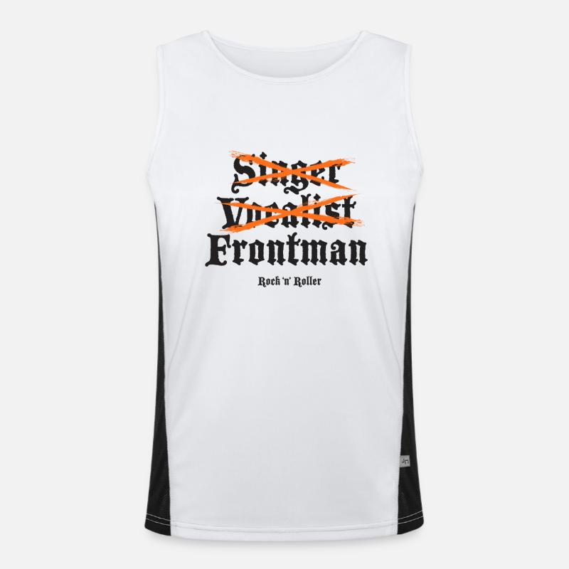 Frontmann Funktionelles Kontrast-Tank Top für Männer 