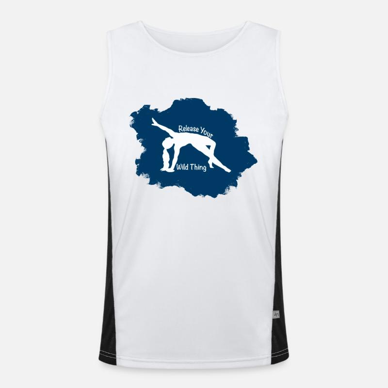 wild Thing Funktionelles Kontrast-Tank Top für Männer 