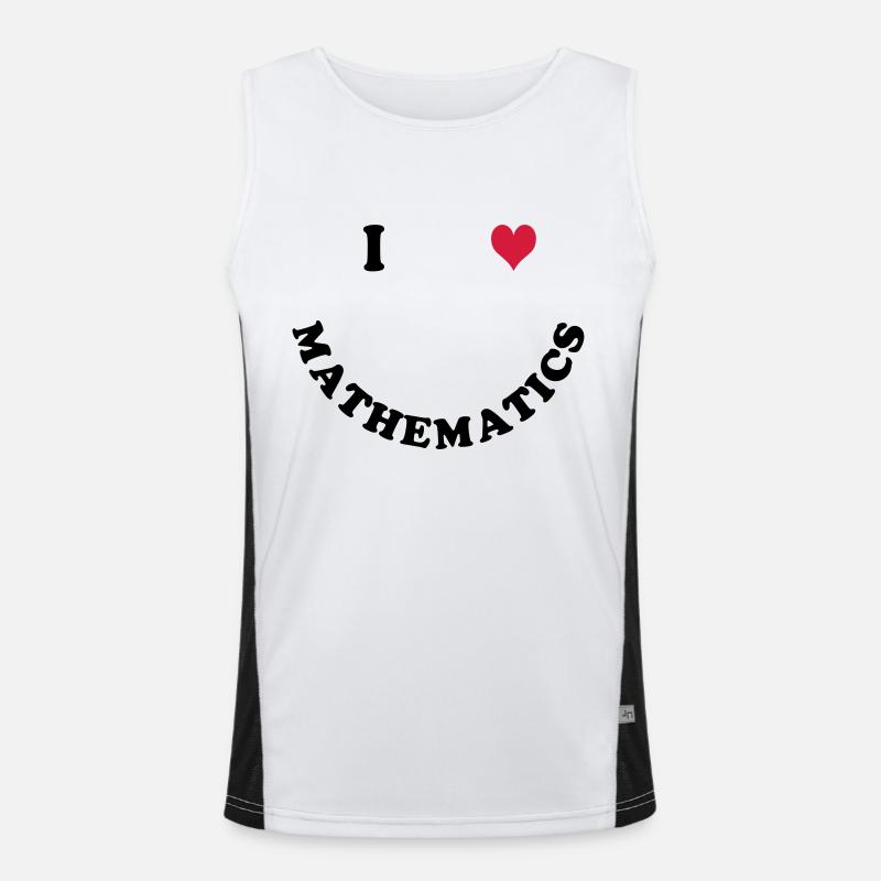 Mathematik Funktionelles Kontrast-Tank Top für Männer 