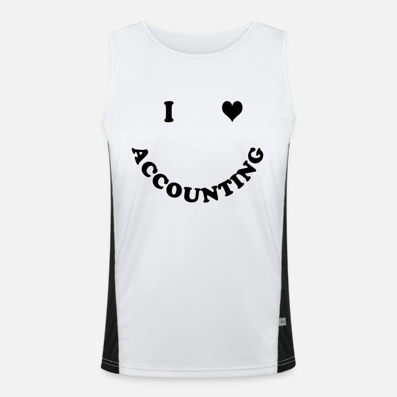 Buchhalter Funktionelles Kontrast-Tank Top für Männer 