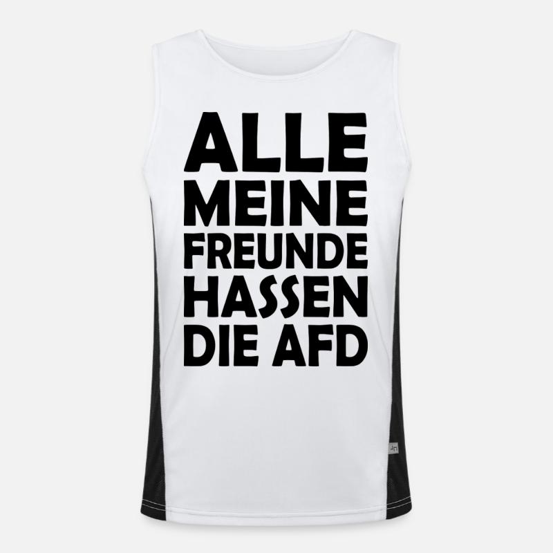 afd Funktionelles Kontrast-Tank Top für Männer 