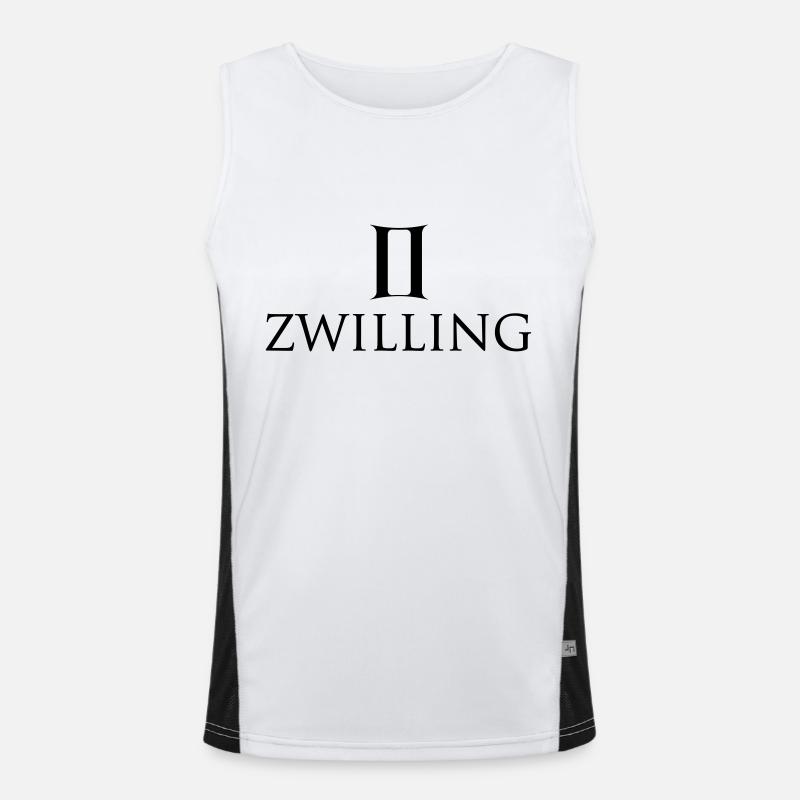 Zwilling Funktionelles Kontrast-Tank Top für Männer 