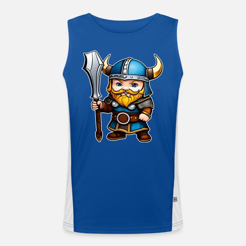 Mignon petit Viking Débardeur respirant contrasté Homme 