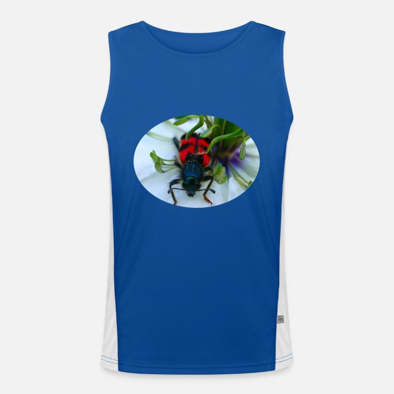 The beehive or beewolf is a predator Men's Functional Contrast Tank Top 
