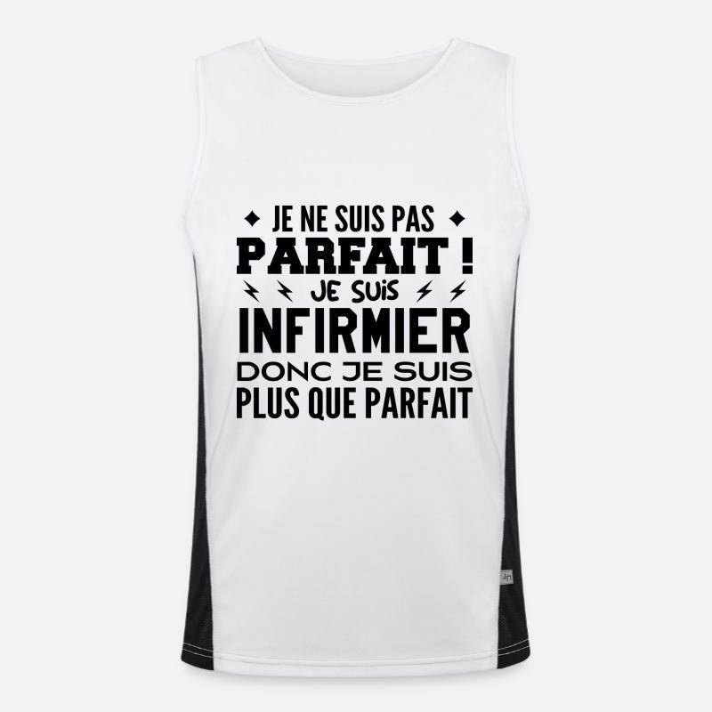 Un Infirmier plus que parfaite, métier de rêve Débardeur respirant contrasté Homme 