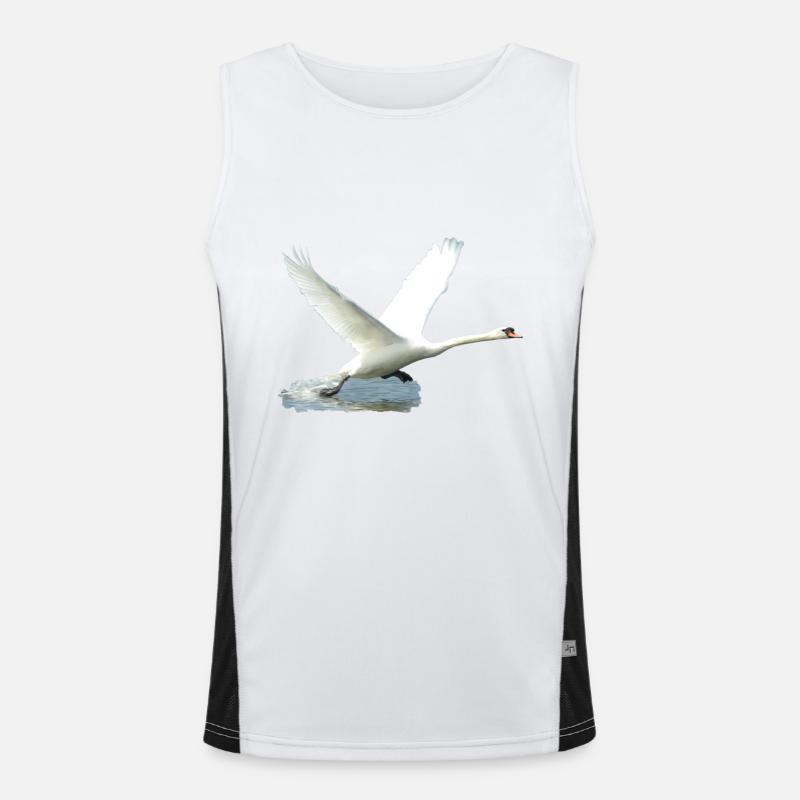 Hier heißt es ready for take off Funktionelles Kontrast-Tank Top für Männer 