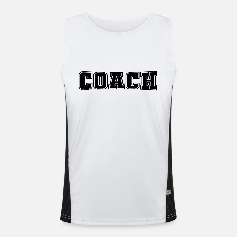coaching Funktionelles Kontrast-Tank Top für Männer 