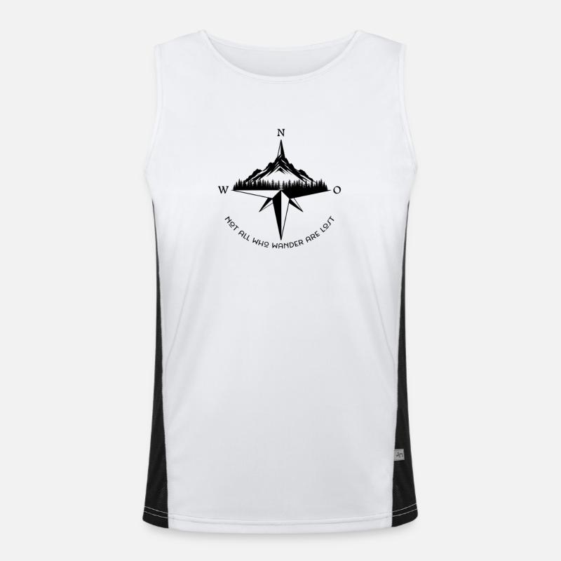 Citation de Wander Compass Mountain Débardeur respirant contrasté Homme 