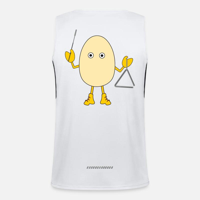 Triangle Egghead Débardeur respirant contrasté Homme 