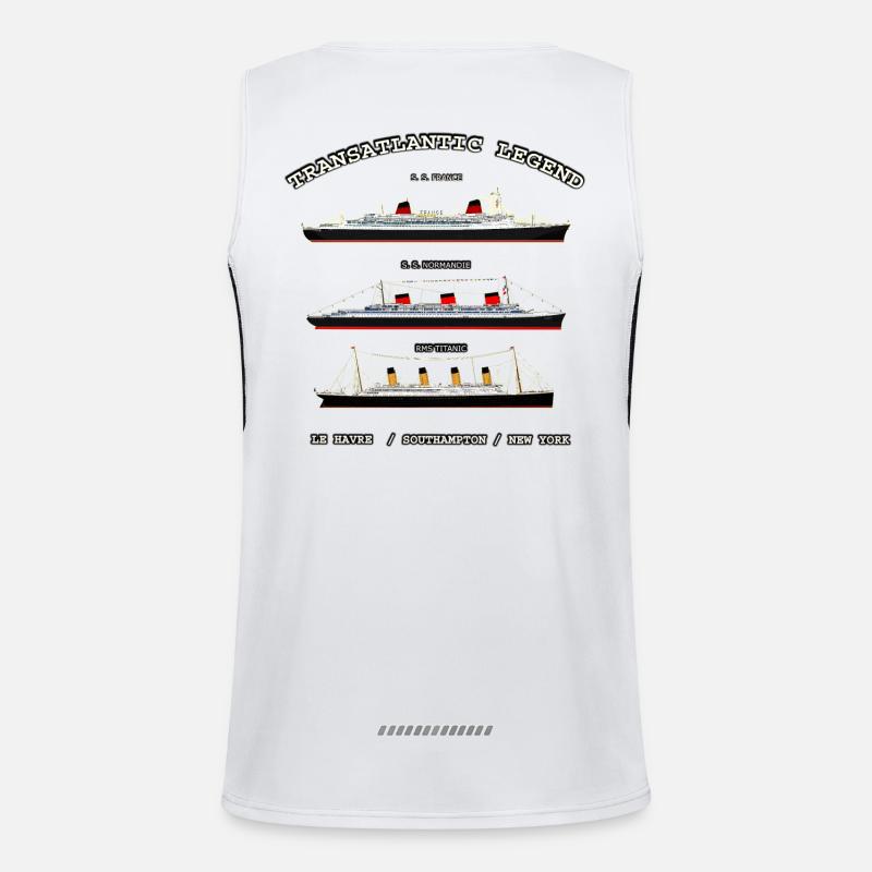 TRANSATLANTIC LEGEND Louis RUNEMBERG © Adagp Men's Functional Contrast Tank Top 