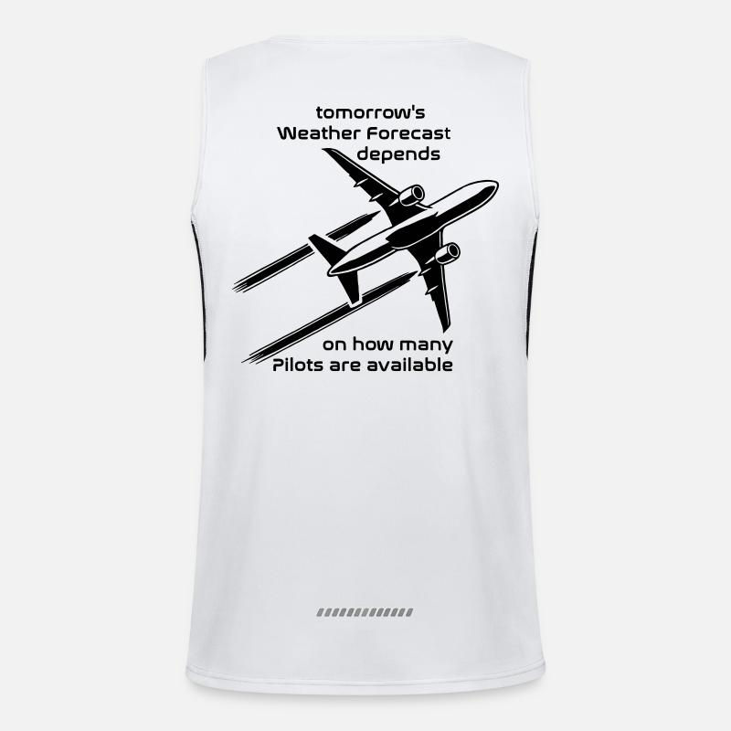 Tomorrow's Weather Forecast Depends On How Many Men's Functional Contrast Tank Top 