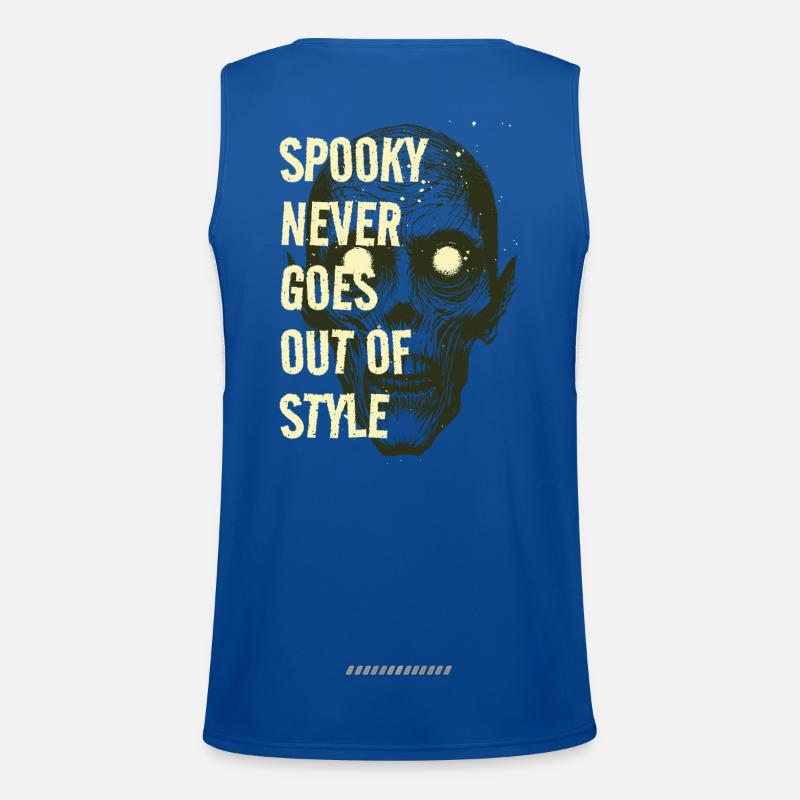 L’effrayant ne se démode jamais Débardeur respirant contrasté Homme 