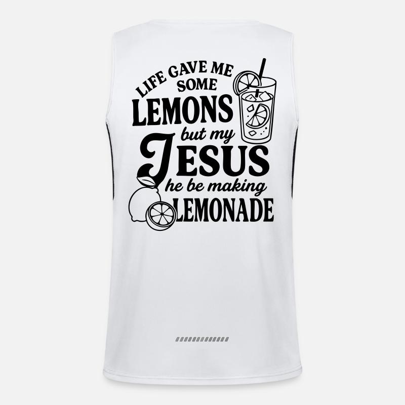 La vie m’a donné des citrons Débardeur respirant contrasté Homme 