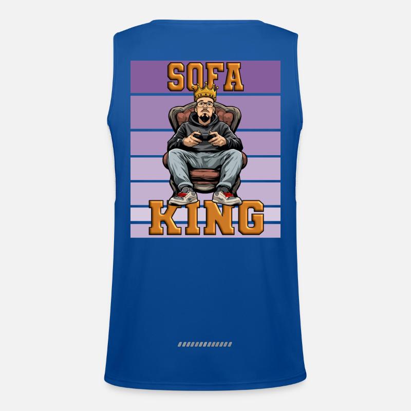 Reichet mir den Controller - sofa King Funktionelles Kontrast-Tank Top für Männer 
