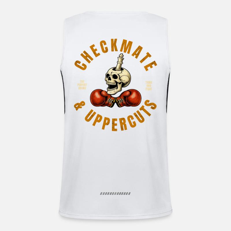 Checkmate & Uppercuts Men's Functional Contrast Tank Top 