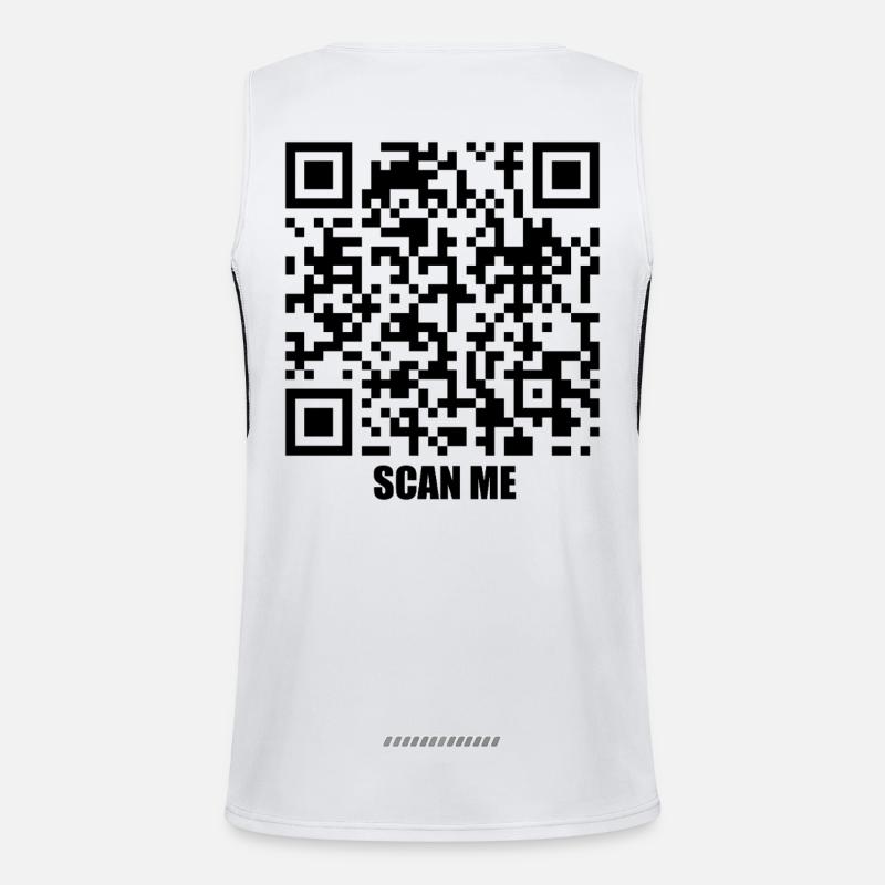 Quote Message – Three Seconds - Men's Functional Contrast Tank Top - white/black