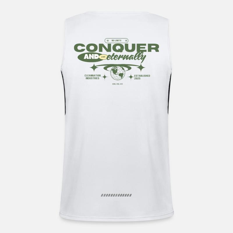 Conquérir Débardeur respirant contrasté Homme 