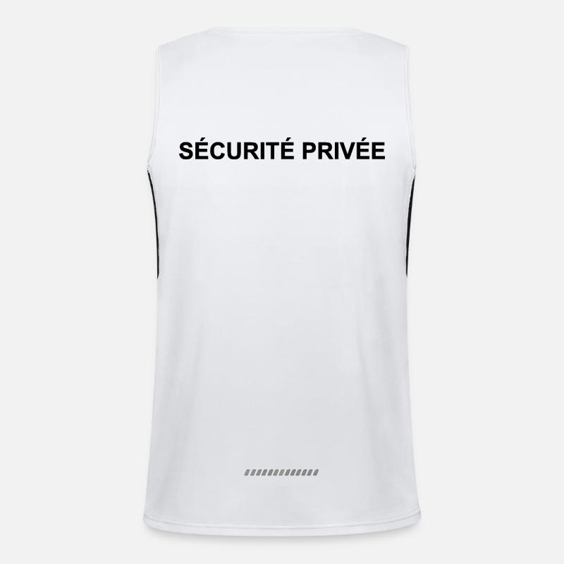 Sécurité Privée | Agent de sécurité Débardeur respirant contrasté Homme 