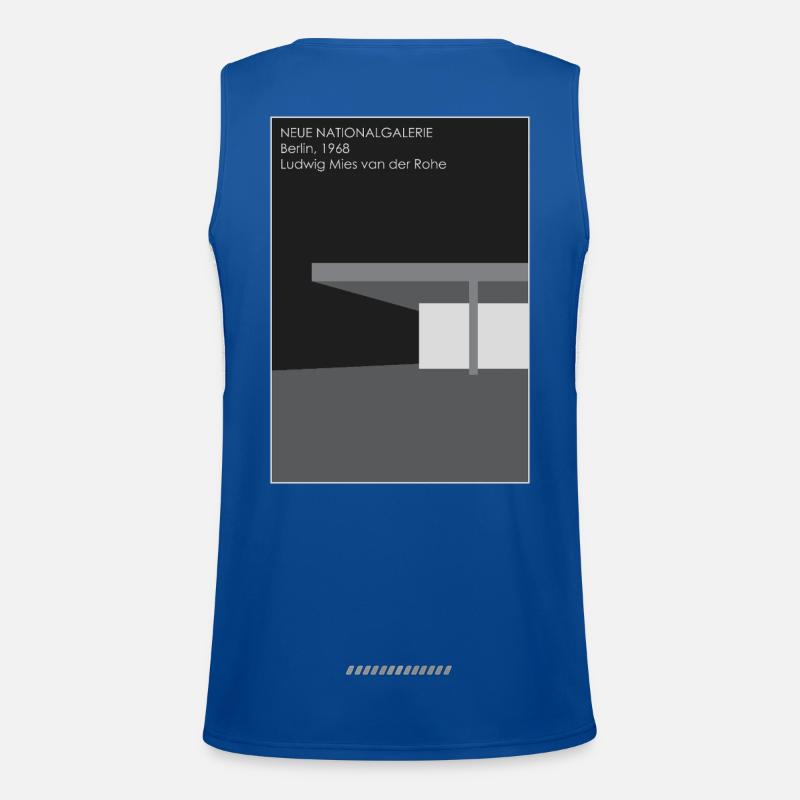 Architecture moderne : Musée des beaux-arts du Canada Débardeur respirant contrasté Homme 