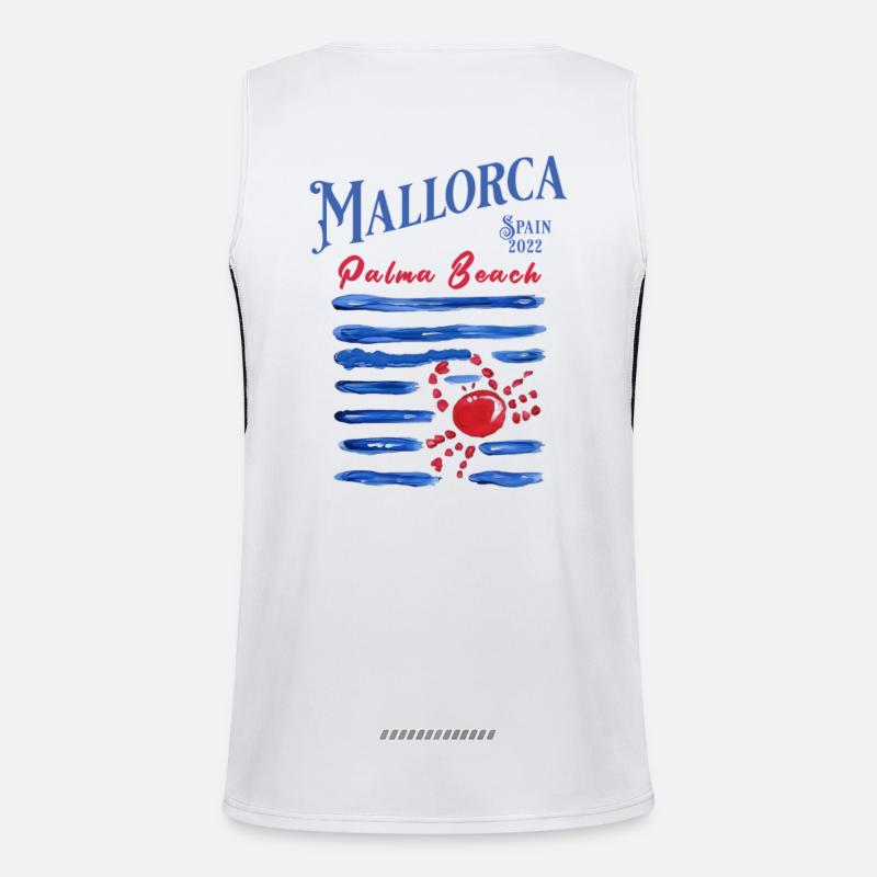 Mallorca 2022 Palma Beach Crabe Débardeur respirant contrasté Homme 