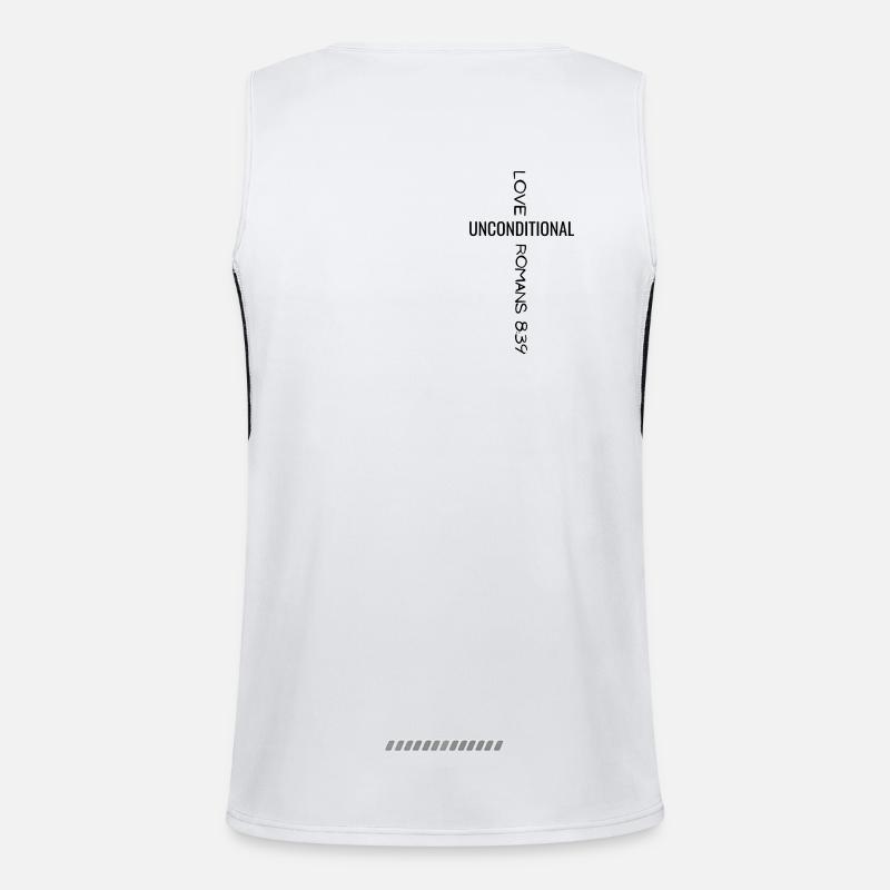 Love unconditional Men's Functional Contrast Tank Top 