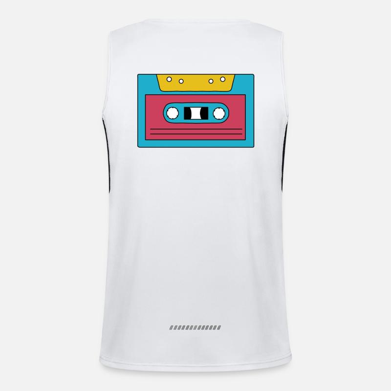 Kassette Funktionelles Kontrast-Tank Top für Männer 