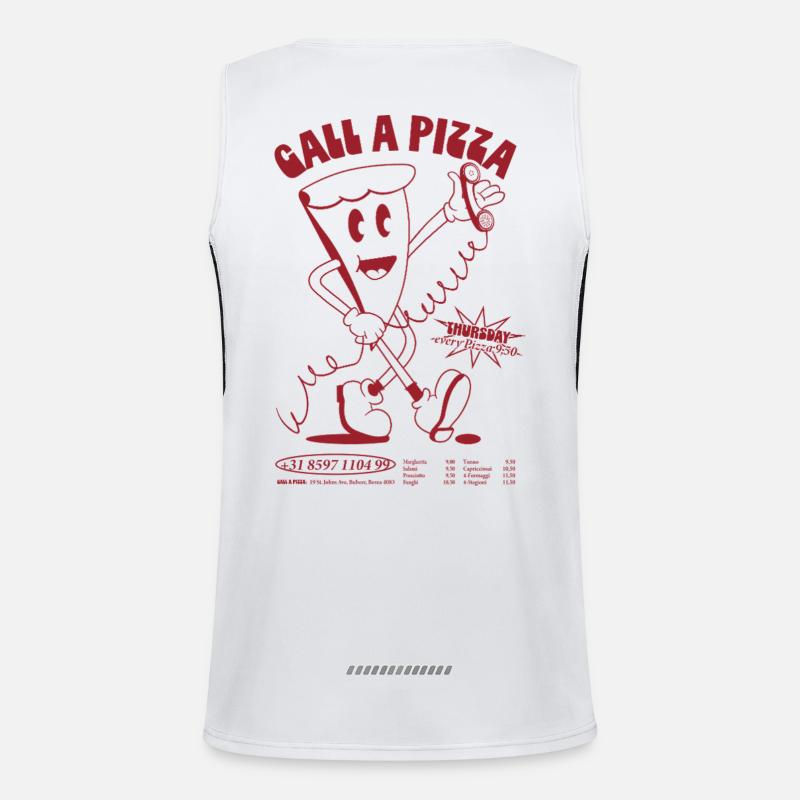 Call A Pizza Men's Functional Contrast Tank Top 