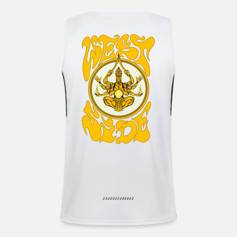 Westseite Funktionelles Kontrast-Tank Top für Männer 