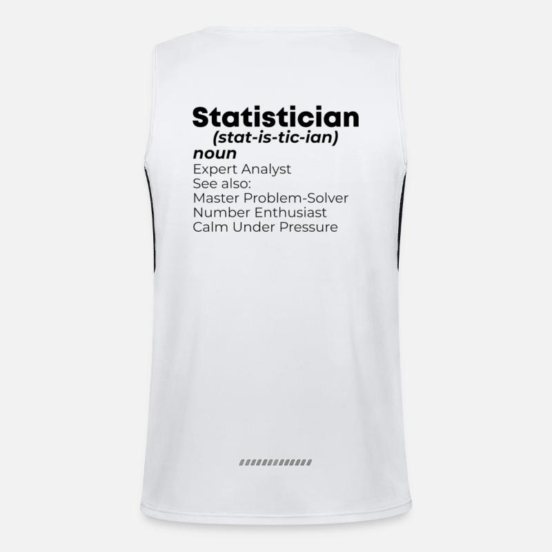 Statisticiens Mathématiciens Débardeur respirant contrasté Homme 