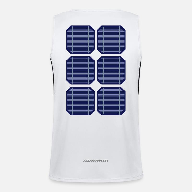 Solar cells Men's Functional Contrast Tank Top 