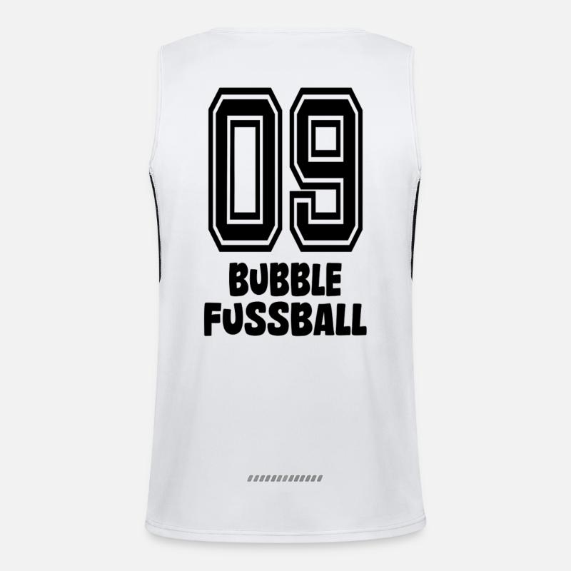 Bubble Soccer 9 Jersey Bumperball Débardeur respirant contrasté Homme 
