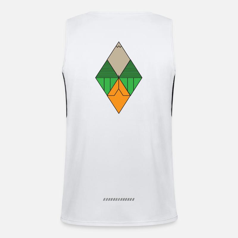 Diamond Graphic Men's Functional Contrast Tank Top 