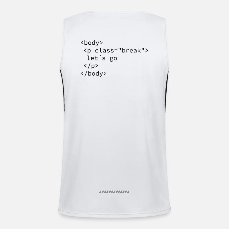 Pause machen Funktionelles Kontrast-Tank Top für Männer 