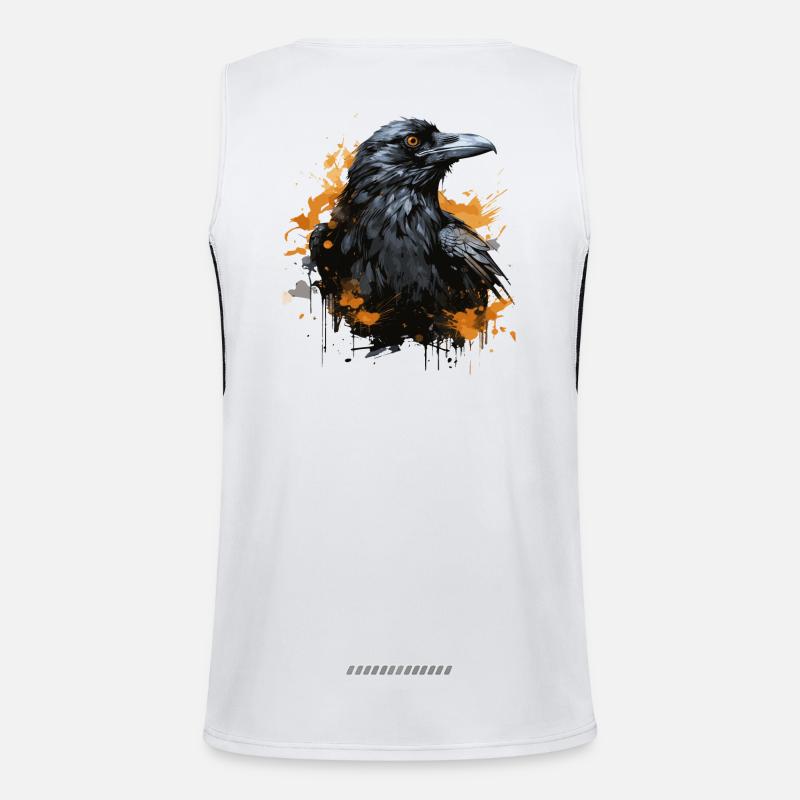 Raven Funktionelles Kontrast-Tank Top für Männer 