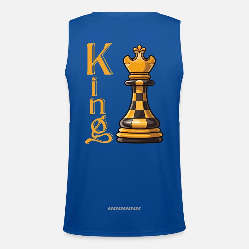 Chess King Elegance Men's Functional Contrast Tank Top 