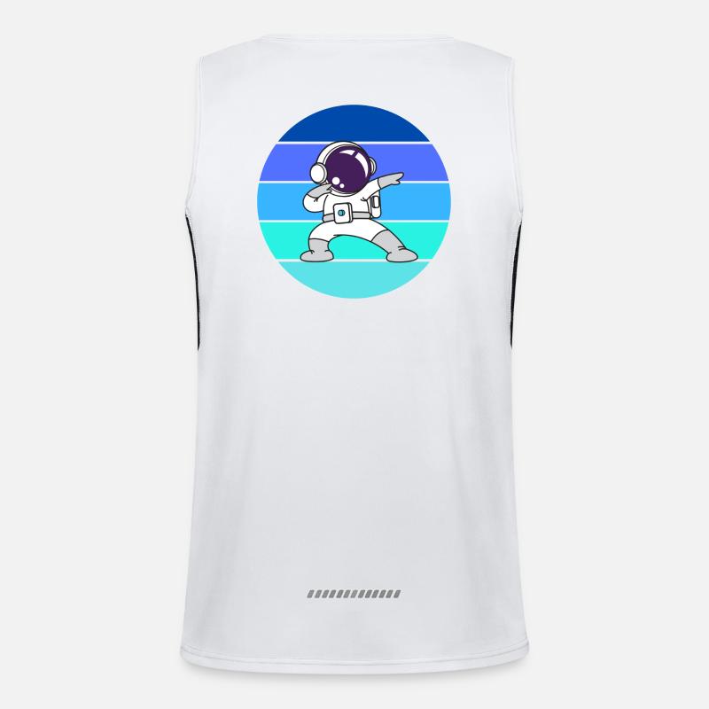 astronaute, spaceman, fusée Débardeur respirant contrasté Homme 