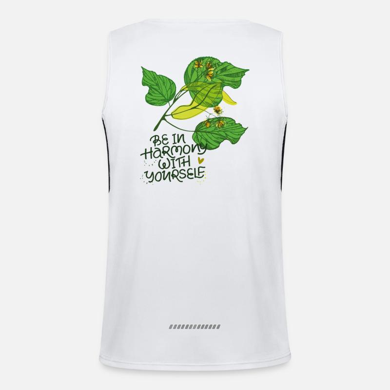 Harmony, Nature Men's Functional Contrast Tank Top 