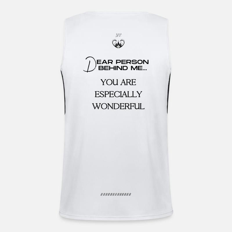Nächstenliebe Funktionelles Kontrast-Tank Top für Männer 