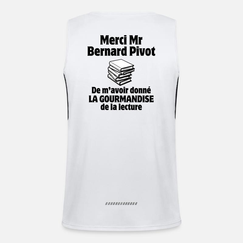 lecture, dictée, orthographe Débardeur respirant contrasté Homme 