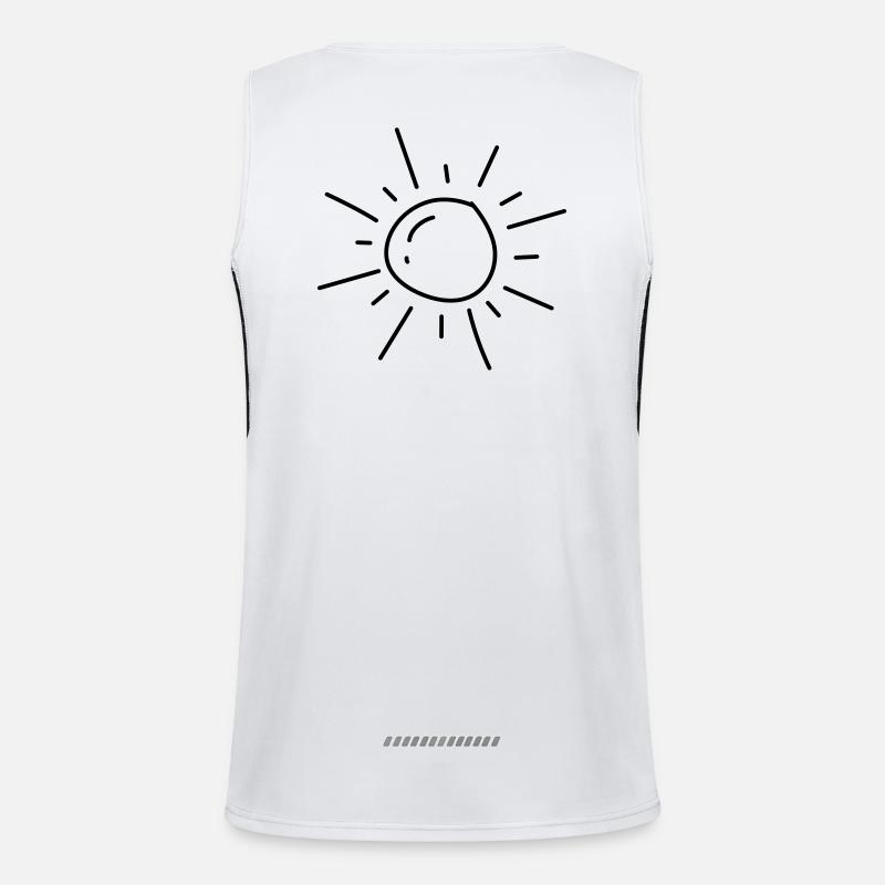 UNE Soleil Débardeur respirant contrasté Homme 