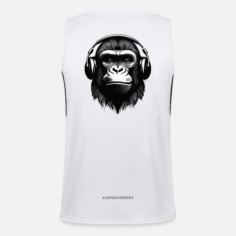gorille, primate, singe Débardeur respirant contrasté Homme 