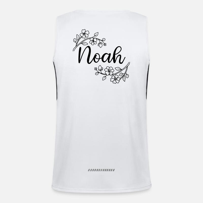 Noé | Nom du nom | Vectographie ! Débardeur respirant contrasté Homme 