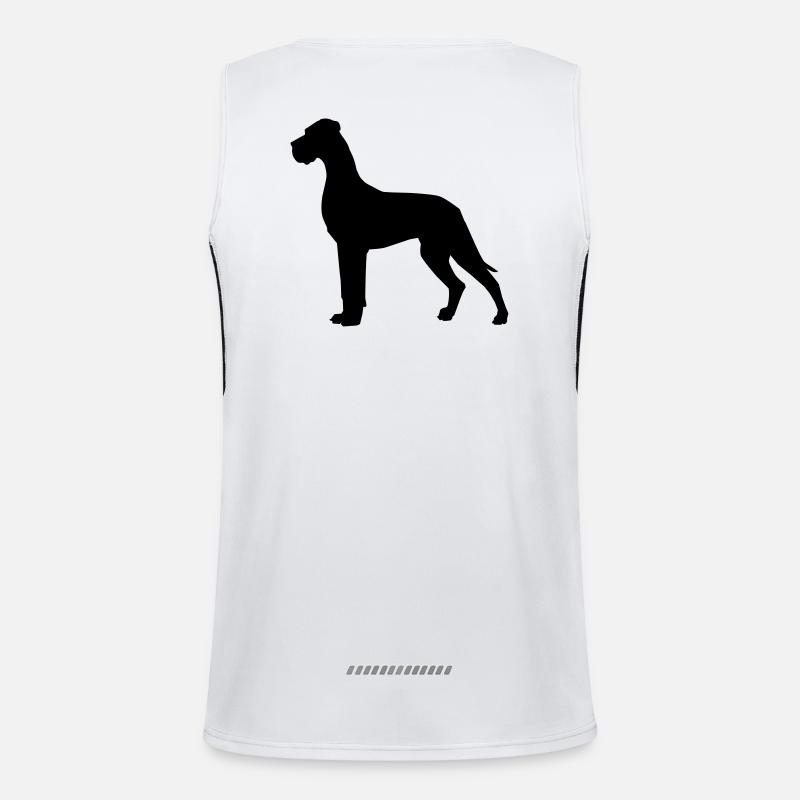 German Mastiff Men's Functional Contrast Tank Top 