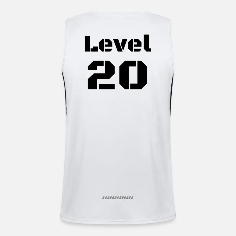 Level 20 Funktionelles Kontrast-Tank Top für Männer 