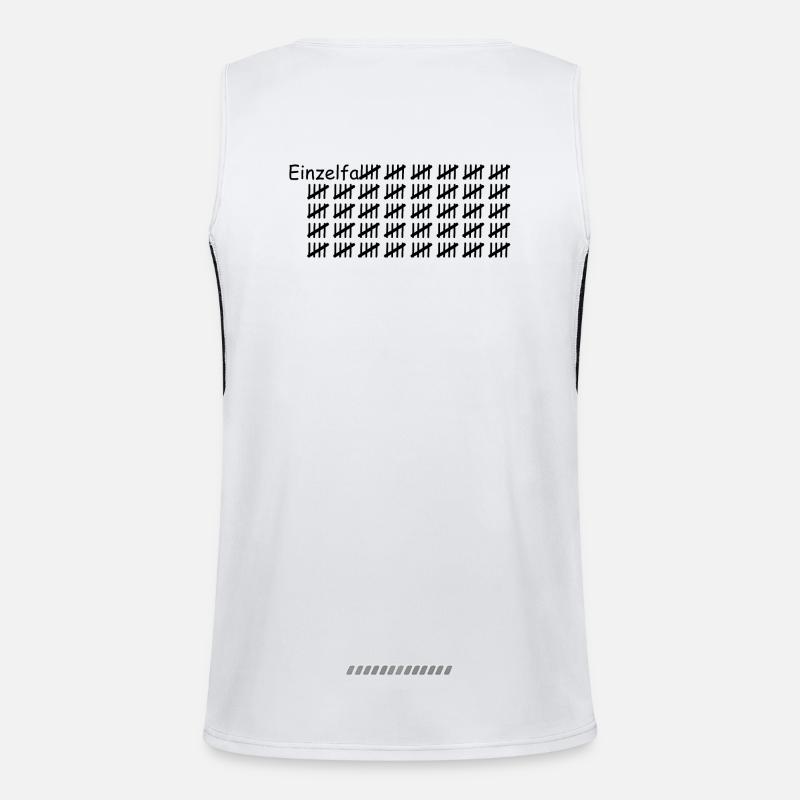 Single case black Men's Functional Contrast Tank Top 