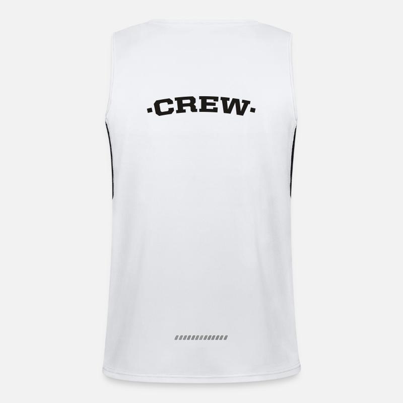 crew Débardeur respirant contrasté Homme 