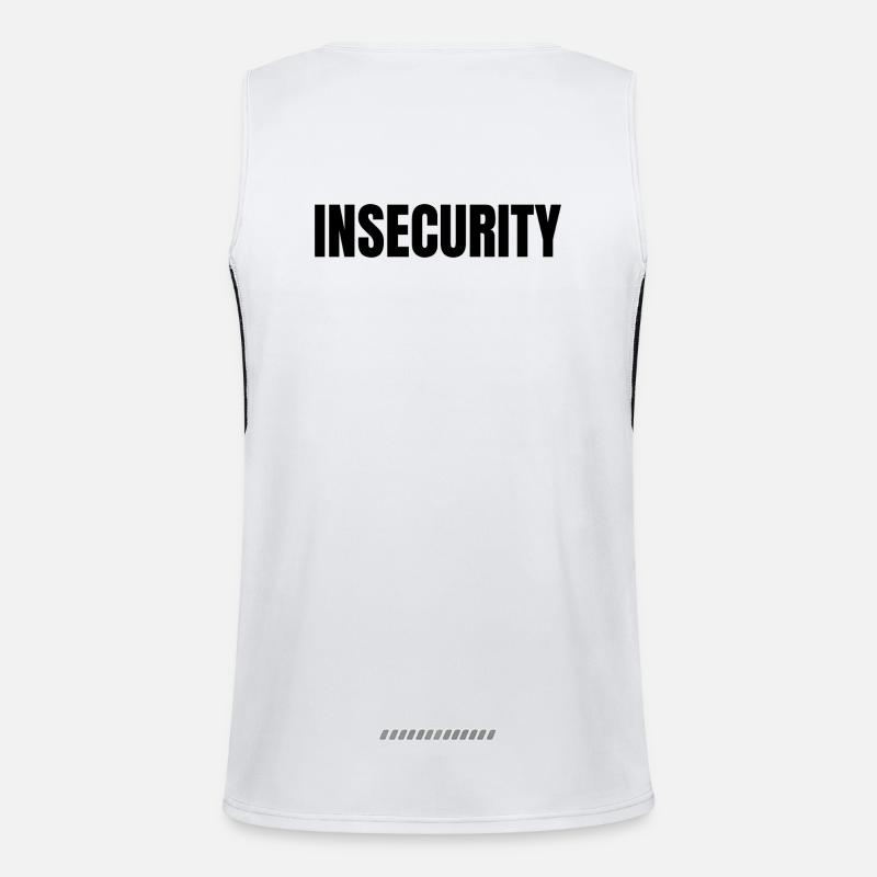 INSECURITY (Not Security) Men's Functional Contrast Tank Top 