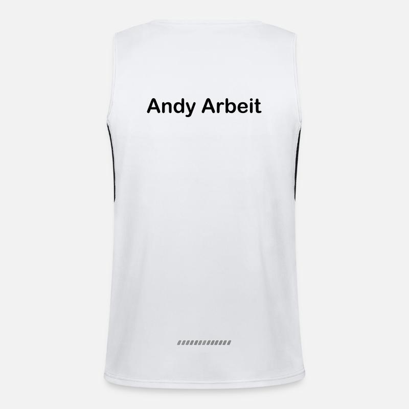 Andy Arbeit Funktionelles Kontrast-Tank Top für Männer 